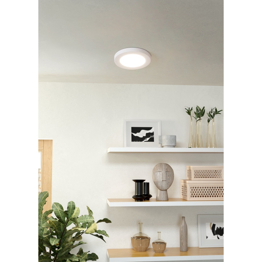Eglo - Corp de iluminat încastrat LED 5,5 W, 230 V, 3000 K, alb, Ø 11,7 cm