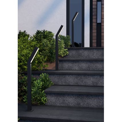 Eglo - Lampă LED de exterior, 2 x LED, 4,5 W, 230 V, IP44, neagră