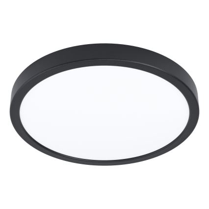 Eglo - Plafonieră LED cu senzor, 20,5 W, 230 V, 3000 K, negru, Ø 28,5 cm