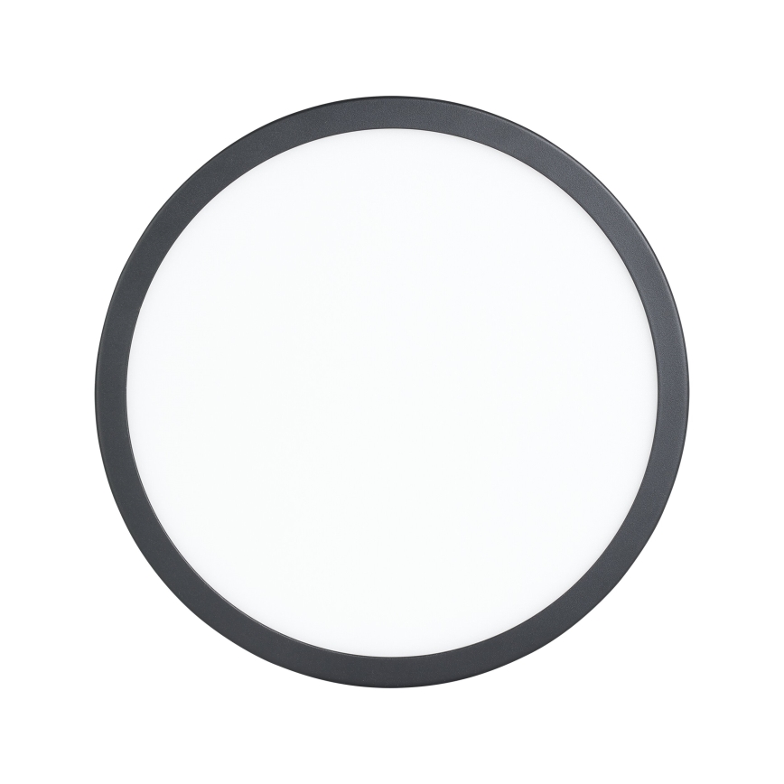 Eglo - Plafonieră LED cu senzor, 20,5 W, 230 V, 3000 K, negru, Ø 28,5 cm