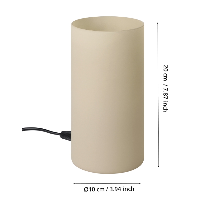 Eglo - Lampă de masă 1xE14/60W/230V bej