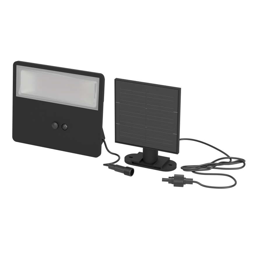 Eglo - Lampă solară de perete LED cu senzor LED/6,7W/3,7 2400 mAh IP44 negru