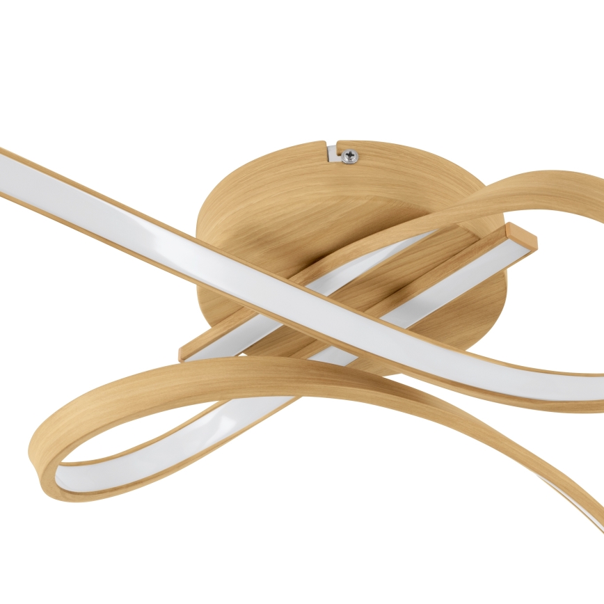 Eglo - Plafonieră LED 20,5 W, 230 V, maro