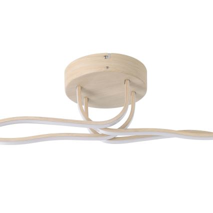 Eglo - Plafonieră LED/37W/230V maro