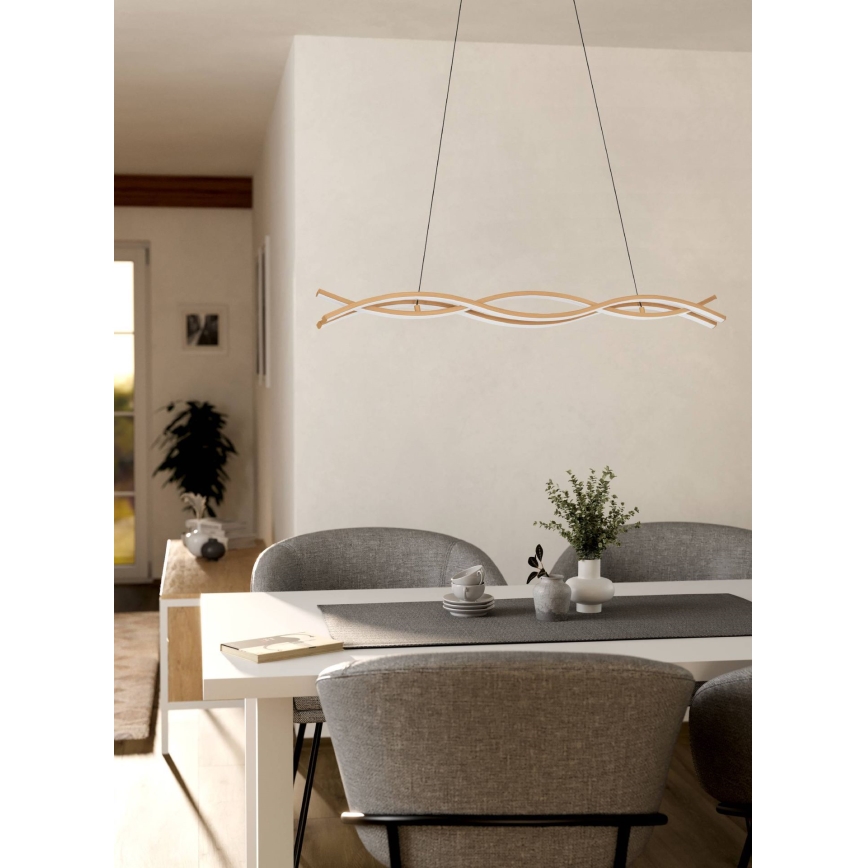 Eglo - Lustra LED pe cablu LED/35W/230V bej