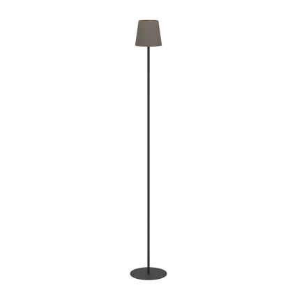 Lampă de podea Eglo, 1x E14/7,5 W/230 V, negru/maro
