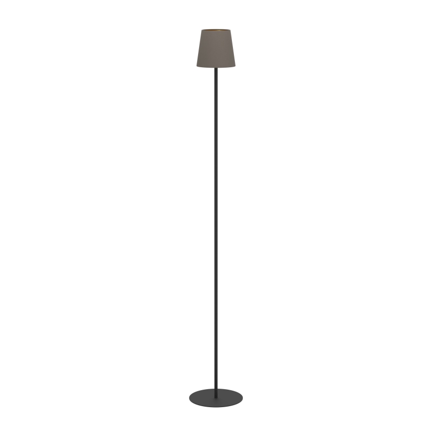 Lampă de podea Eglo, 1x E14/7,5 W/230 V, negru/maro