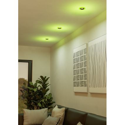 Eglo - Set 3x spoturi LED RGBW încastrate pentru baie, cu funcție dimmer, LED/3,8W/230V 2700-6500K IP44 + telecomandă