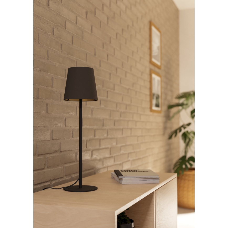 Lampă de masă Eglo 1xE14/40W/230V negru/maro