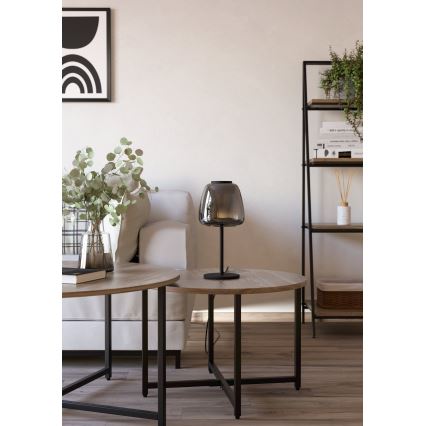 Eglo - Lampă de masă LED RGBW reglabilă LED/7,7W/230V 2700-6500K fumurie