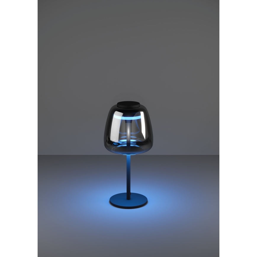 Eglo - Lampă de masă LED RGBW reglabilă LED/7,7W/230V 2700-6500K fumurie