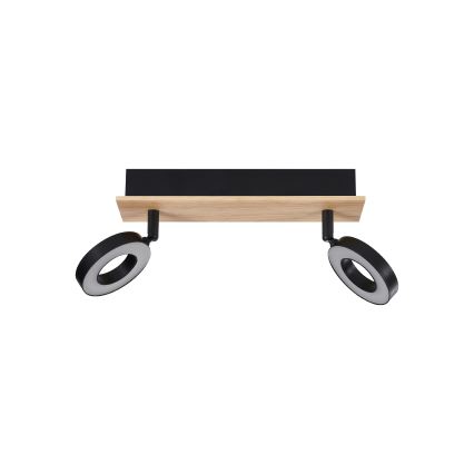 Spot LED Eglo 2xLED/4,2W/230V negru/maro