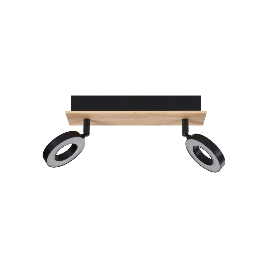 Spot LED Eglo 2xLED/4,2W/230V negru/maro