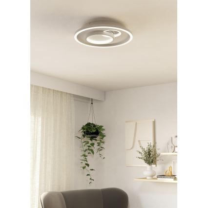 Eglo - Plafonieră LED/14W/230V + LED/8,5W Ø 38 cm albă