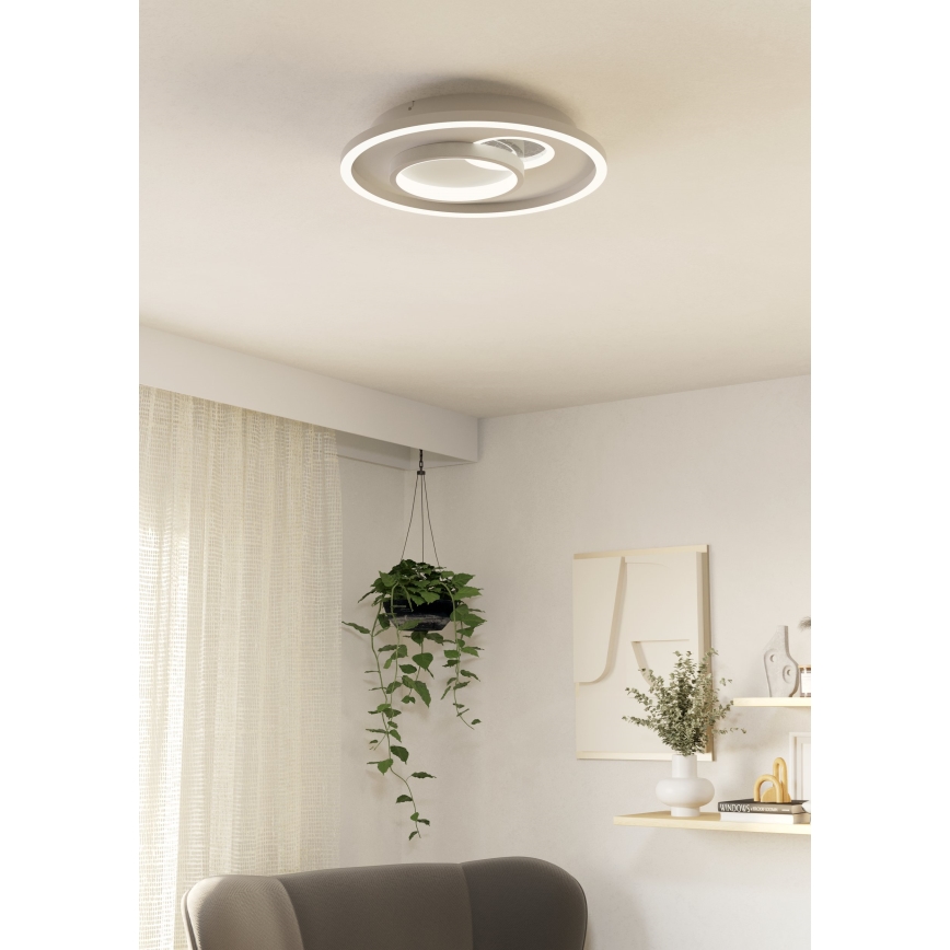 Eglo - Plafonieră LED/14W/230V + LED/8,5W Ø 38 cm albă