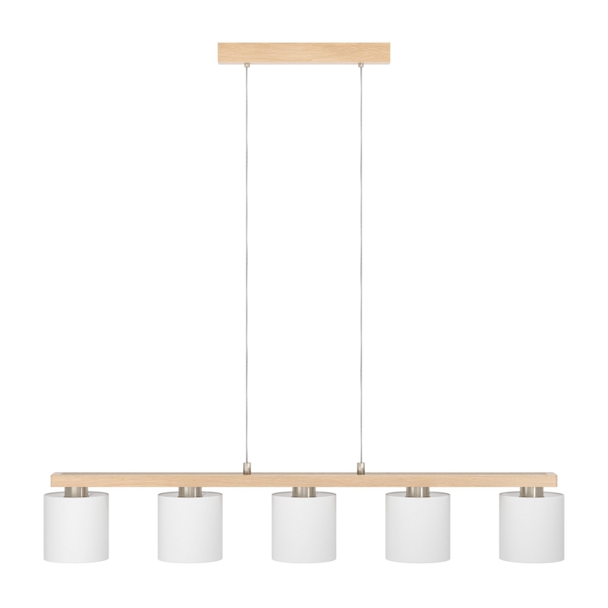 Eglo - Lustră suspendată pe cablu, 5 x E27, max. 28 W, 230 V