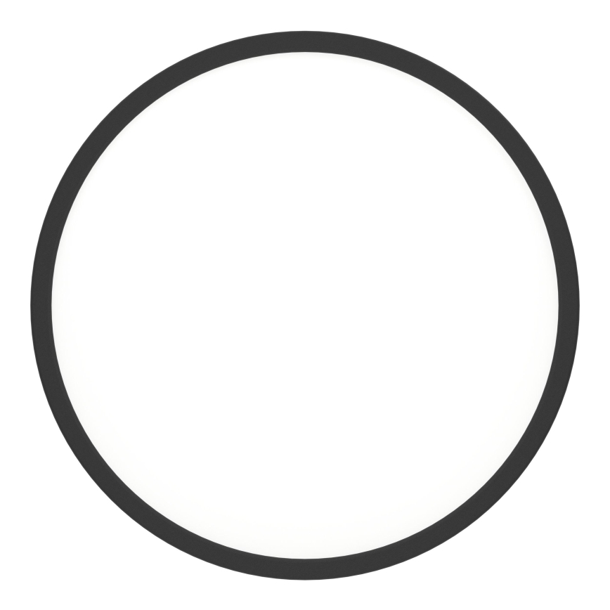 Eglo - Plafonieră LED, 17W, 230V, 2700/4000/6500K, Ø 38,9 cm, neagră