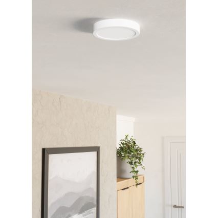 Eglo - Plafonieră LED, 7,5 W, 230 V, 2700/4000/6500 K, Ø 16,6 cm, alb