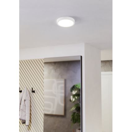 Eglo - Plafonieră LED 11,5 W/230 V, 2700/4000/6500 K, Ø 21,1 cm, albă