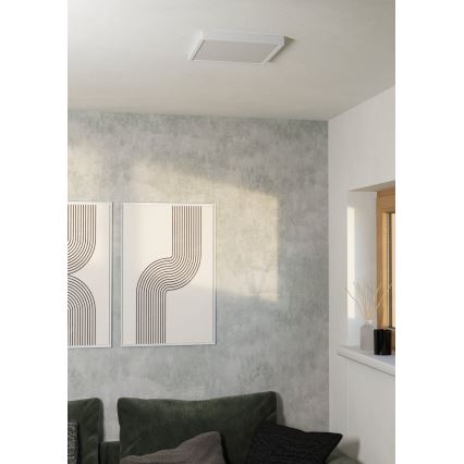 Eglo - Plafonieră LED 13W/230V 2700/4000/6500K 29x29 cm albă