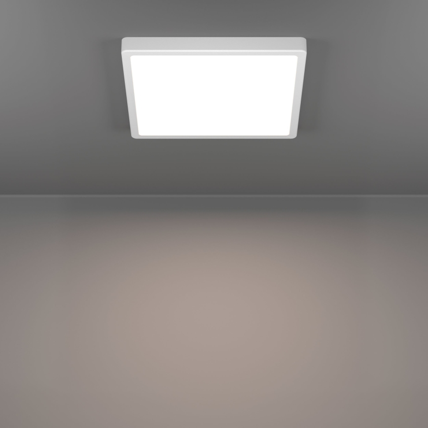 Eglo - Plafonieră LED 13W/230V 2700/4000/6500K 29x29 cm albă