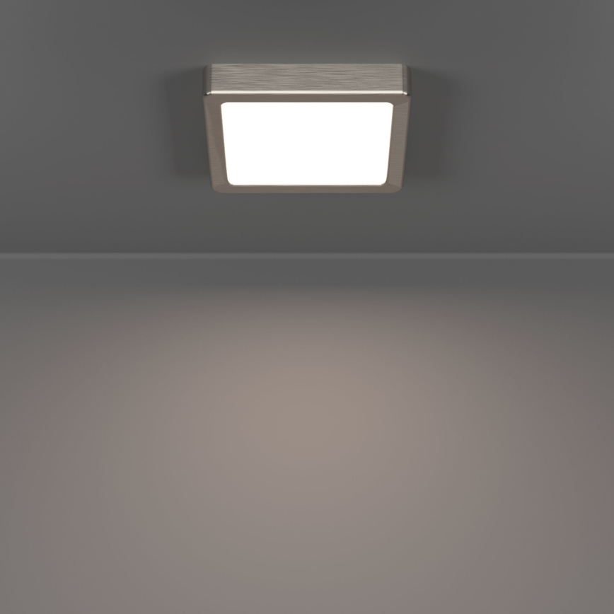 Eglo - Plafonieră LED/7W/230V 2700/4000/6500K 15x15 cm crom mat