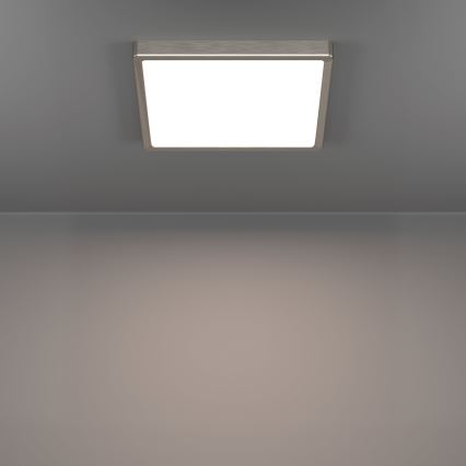 Eglo Plafonieră LED, 13W, 230V, 2700/4000/6500K, 29x29 cm, crom mat