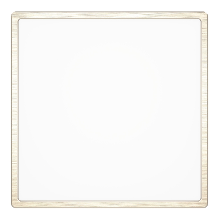 Eglo - Plafonieră LED, 17,5 W/230 V, 2700/4000/6500 K, 39 x 39 cm, crom mat