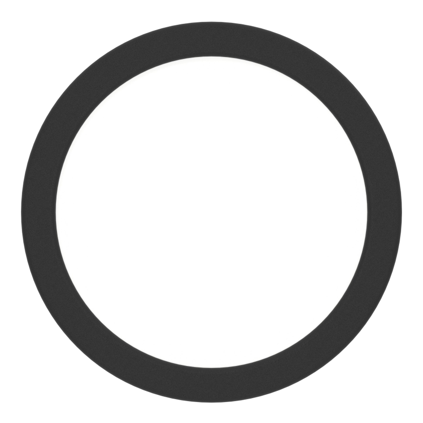 Eglo - Plafonieră LED pentru baie, 7,5 W, 230 V, Ø 16,6 cm, IP44, negru