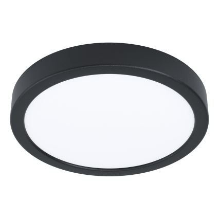 Eglo - Plafonieră LED pentru baie, 11,5W/230V, 2700/4000/6500K, Ø 21,1 cm, IP44, negru
