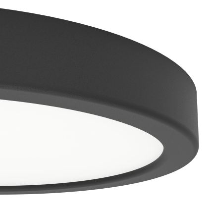 Eglo - Plafonieră LED pentru baie, 11,5W/230V, 2700/4000/6500K, Ø 21,1 cm, IP44, negru