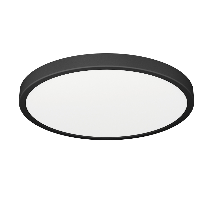 Eglo - Plafonieră LED pentru baie, 14,2W, 230V, 2700/4000/6500K, Ø 27,8 cm, IP44, negru