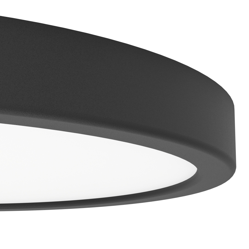 Eglo - Plafonieră LED pentru baie, 14,2W, 230V, 2700/4000/6500K, Ø 27,8 cm, IP44, negru