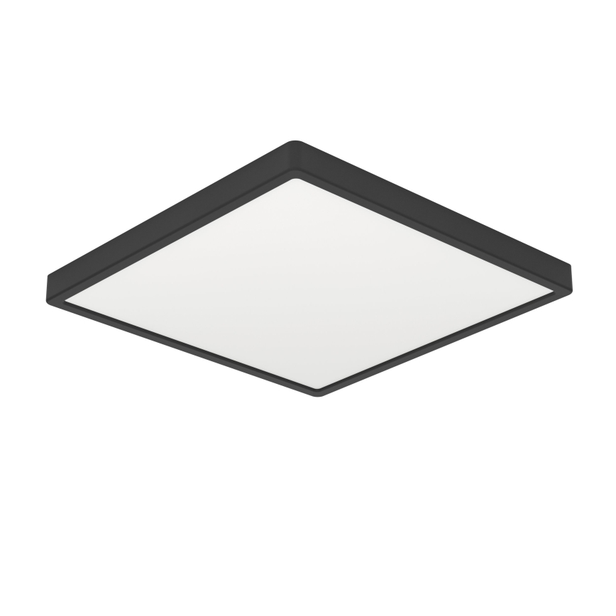Eglo - Plafonieră LED pentru baie, 7W, 230V, 2700/4000/6500K, 15x15 cm, IP44, negru