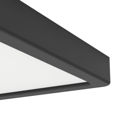 Eglo - Plafonieră LED pentru baie LED/10,5W/230V 2700/4000/6500K 22x22 cm IP44 negru
