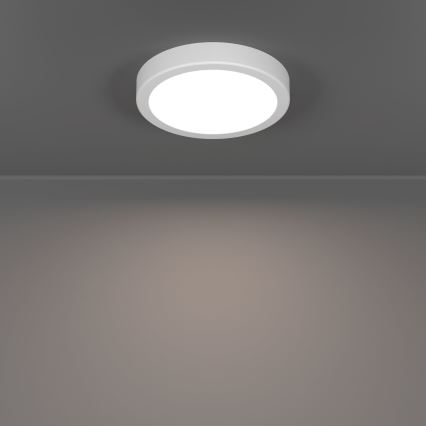 Eglo - Plafonieră LED pentru baie, 7,5 W, 230 V, 2700/4000/6500 K, Ø 16,6 cm, IP44, alb