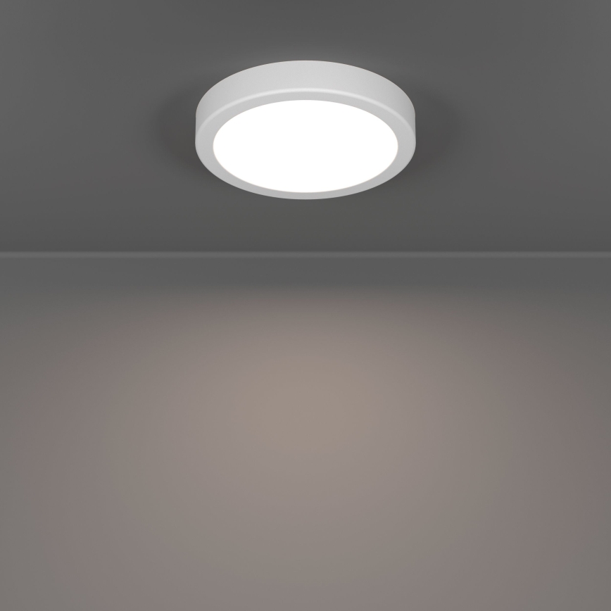 Eglo - Plafonieră LED pentru baie, 7,5 W, 230 V, 2700/4000/6500 K, Ø 16,6 cm, IP44, alb