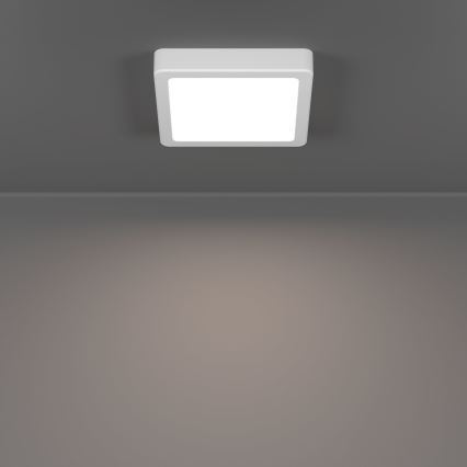 Eglo - Plafonieră LED pentru baie, 7 W, 230 V, 15 x 15 cm, IP44, albă