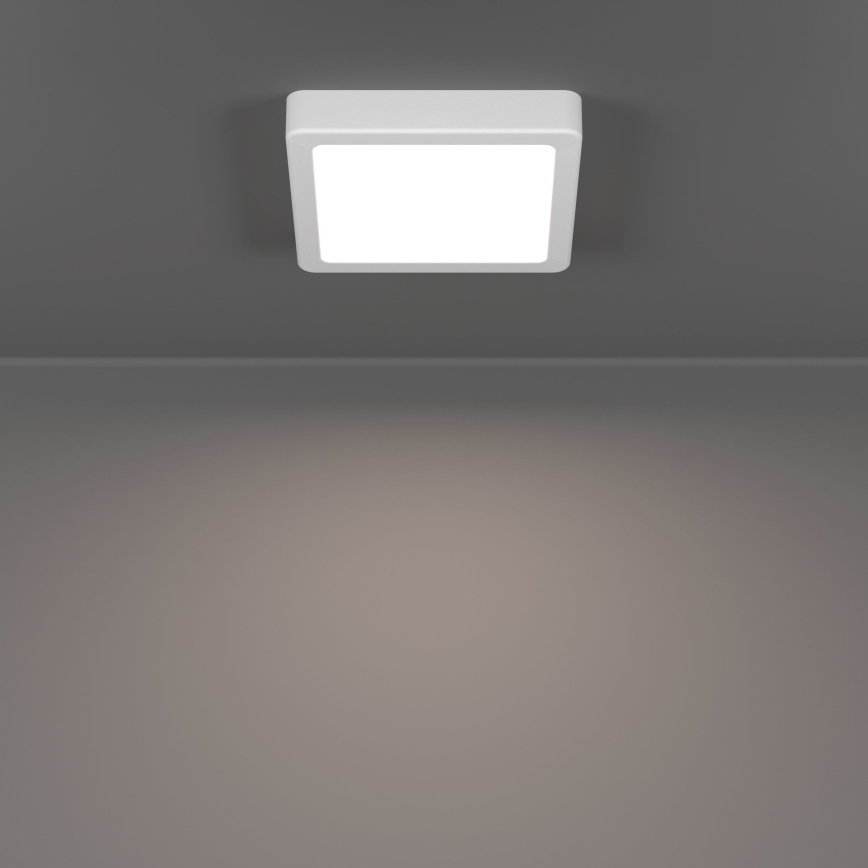 Eglo - Plafonieră LED pentru baie, 7 W, 230 V, 15 x 15 cm, IP44, albă