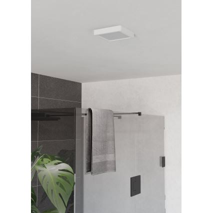 Eglo - Plafonieră LED pentru baie LED/7W/230V 2700/4000/6500K 15x15 cm IP44 alb