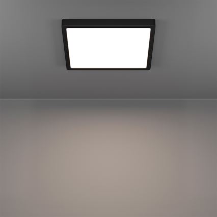 Eglo - LED RGBW plafonieră dimabilă pentru baie LED/13,5W/230V 2700-6500K 29,5x29,5 cm IP44 neagră