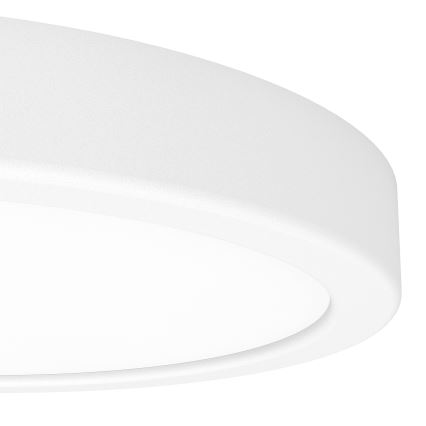 Eglo - Plafonieră de baie LED RGBW dimabilă, 11,2 W/230 V, 2700-6500 K, Ø 21,1 cm, IP44, albă