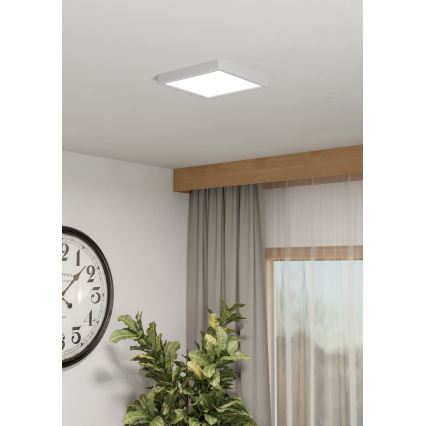 Eglo - Plafonieră LED RGBW dimmabilă pentru baie LED/10,5W/230V 2700-6500K 22x22 cm IP44 albă