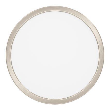 Eglo Plafonieră LED RGBW dimabilă pentru baie, 14,3 W, 230 V, 2700-6500 K, Ø 27,8 cm, IP44, crom mat