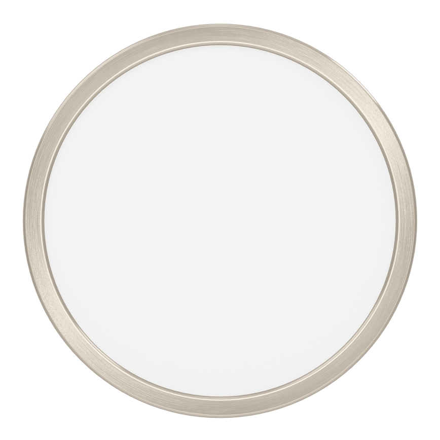 Eglo Plafonieră LED RGBW dimabilă pentru baie, 14,3 W, 230 V, 2700-6500 K, Ø 27,8 cm, IP44, crom mat