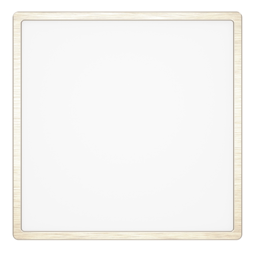 Eglo – Plafonieră LED RGBW cu funcție dimmer pentru baie, LED/13,5W/230V, 2700-6500K, 29,5x29,5 cm, IP44, crom mat