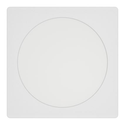 Eglo - Plafonieră LED încastrată, 10,5 W, 230 V, 2700/4000/6500 K, 16,6x16,6 cm, negru