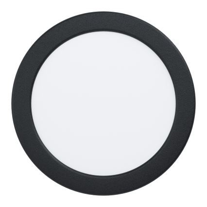 Eglo - Corp de iluminat LED încastrat pentru baie, 10,5 W, 230 V, 2700/4000/6500 K, Ø 16,8 cm, IP44, negru
