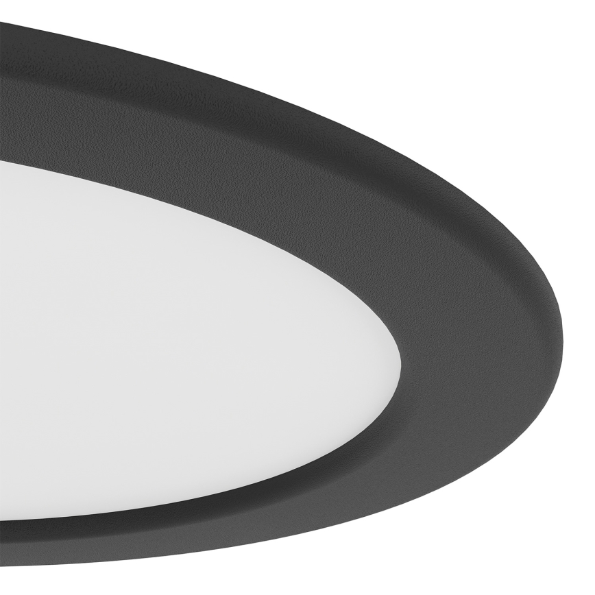 Eglo - Spot încastrat LED RGBW dimmabil pentru baie, LED/9,5W/230V, 2700-6500K, Ø 16,8 cm, IP44, negru