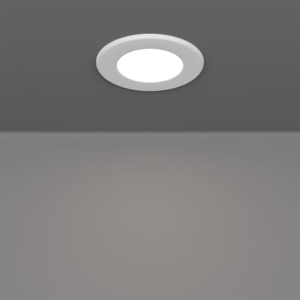 Eglo - Set de 3 spoturi LED încastrate pentru baie RGBW, dimabile, LED 2,8 W/230 V, 2700–6500 K, Ø 8,8 cm, IP44, alb